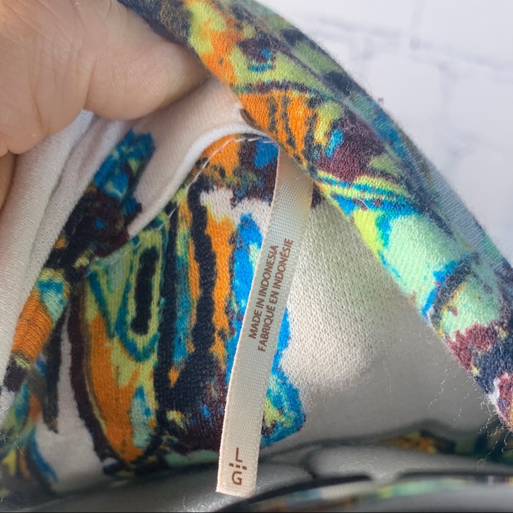 🦋 Free People Ready Set Sail Tie Front Butterfly Top 🦋 - Picture 7 of 9